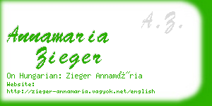 annamaria zieger business card